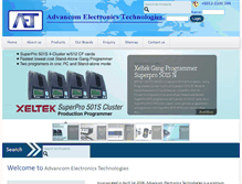 Tablet Screenshot of advancom.com.my